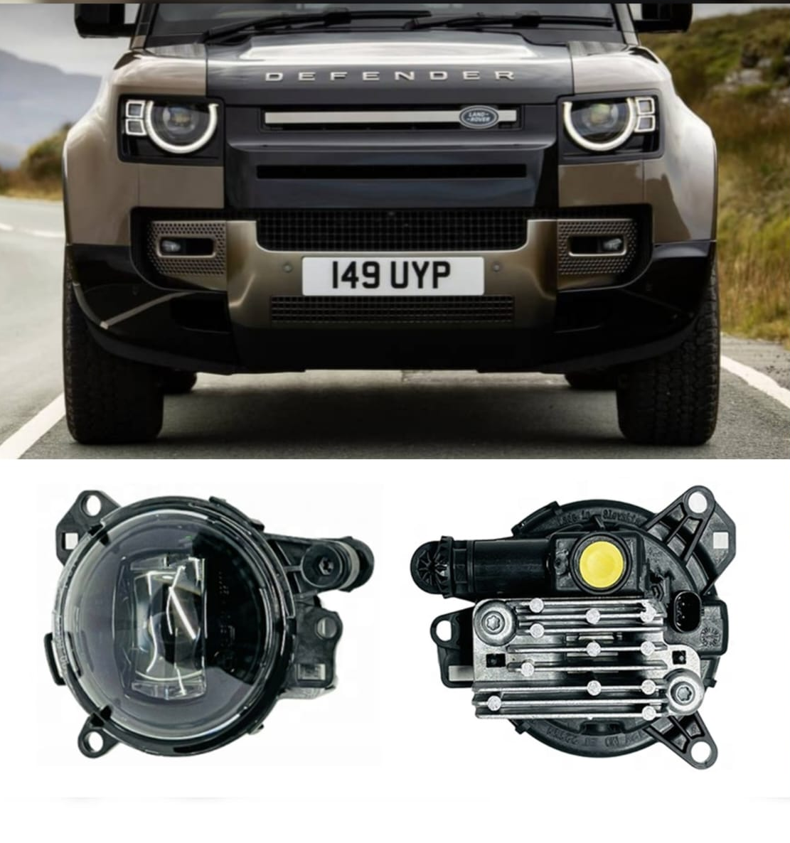 Fog Lamp (DRL) Left/Right LR130799 Compatible With Land Rover Defender (L663) (2020-2024) Tag No.11