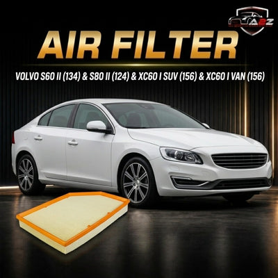 Air Filter E1000L & 30748212 & LX1591/2 31370161 31338025 Compatible With VOLVO S60 II (134) & S80 II (124) & XC60 I SUV (156) & XC60 I VAN (156) Tag : 75