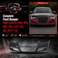 Front Bumper 4H0807065E 4H0807065C 4H0807065A Compatible With AUDI & A8 D4 (4H2, 4H8, 4HC, 4HL) | A8 / S8 | A8L Tag No.61