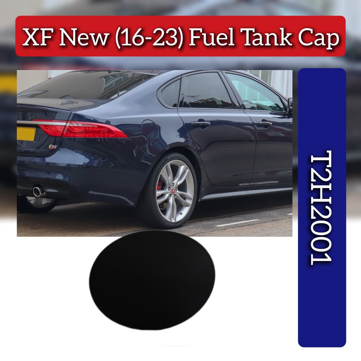 Fuel Tank Cap T2H2001 Compatible With Jaguar XF New (2016-2023)