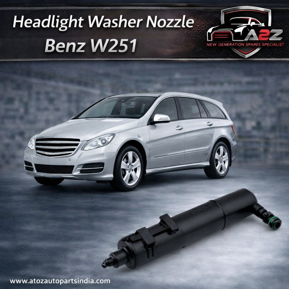 Headlight Washer Nozzle Set Left 2518601747 & Right 2518601847 Compatible With Mercedes Benz W251