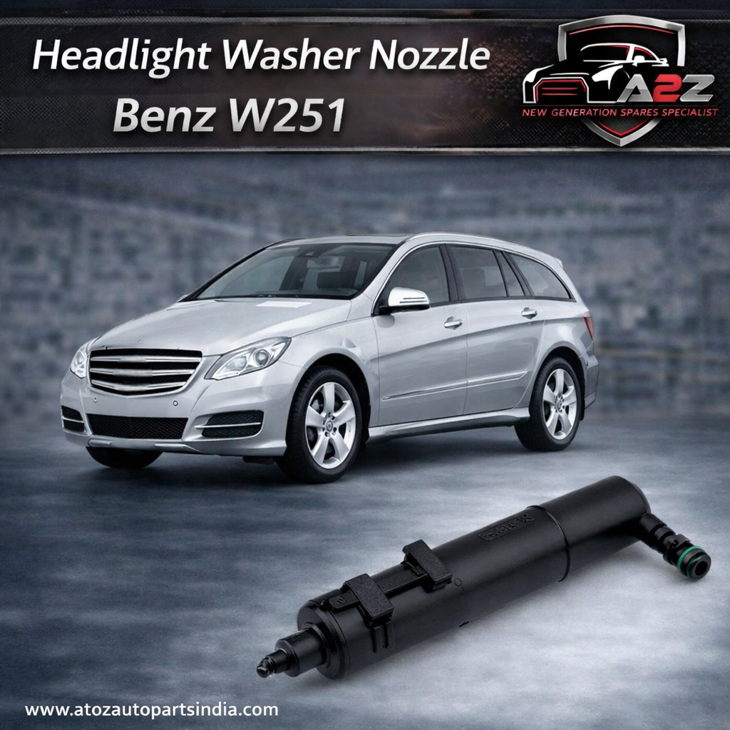 Headlight Washer Nozzle Set Left 2518601747 & Right 2518601847 Compatible With Mercedes Benz W251