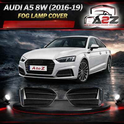 Fog Lamp Cover Left 8W6807681MRU6 & Right 8W6807682MRU6 Compatible With Audi A5 8W (2016-2019) Tag No.53