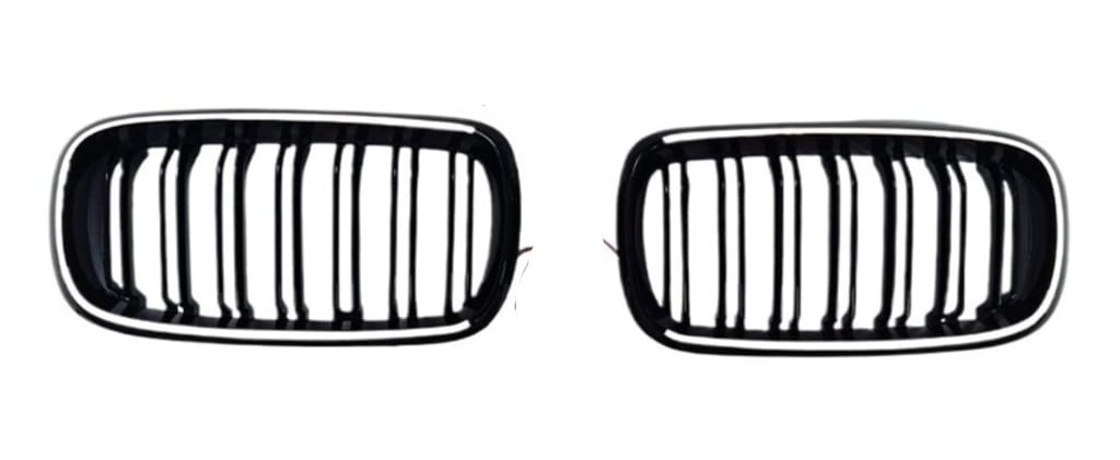 Doule Line Show Grill With LED Light Compatible With BMW X5 F15 (2014-18)  No.2