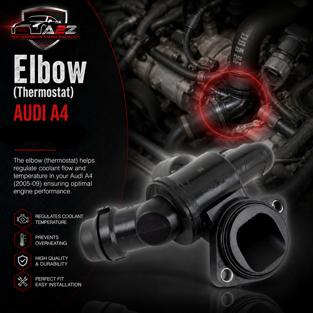 Elbow (Thermostat) 06D121111G Compatible With AUDI A4 Tag-E-41