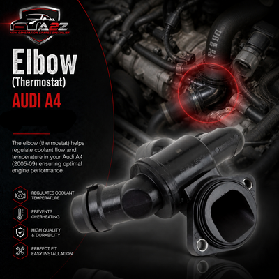 Elbow (Thermostat) 06D121111G Compatible With AUDI A4 Tag-E-41