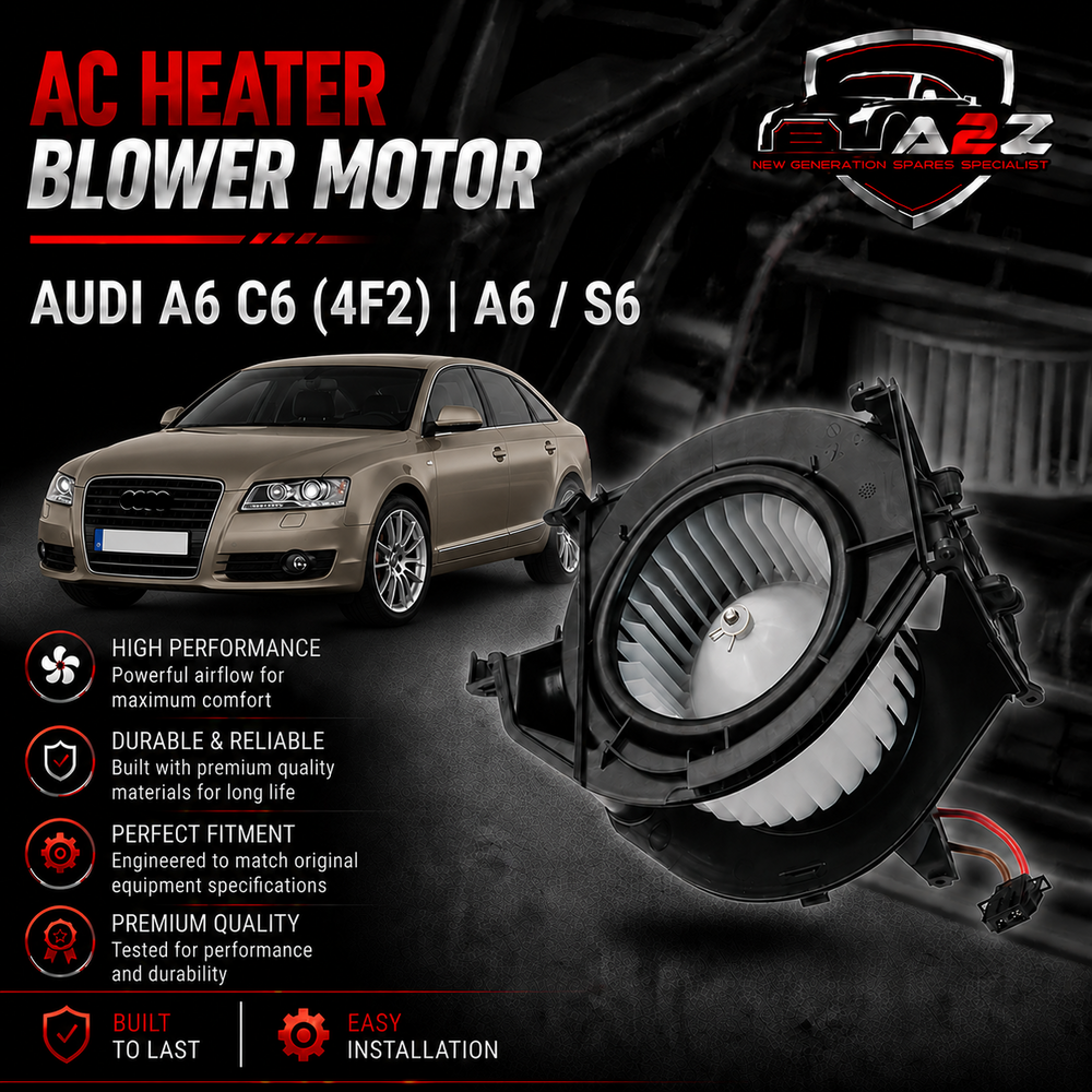 AC Heater Blower Motor 4F0820020A 4F0815020 Compatible with  AUDI A6 C6 (4F2) | A6 / S6 Tag-BM-19