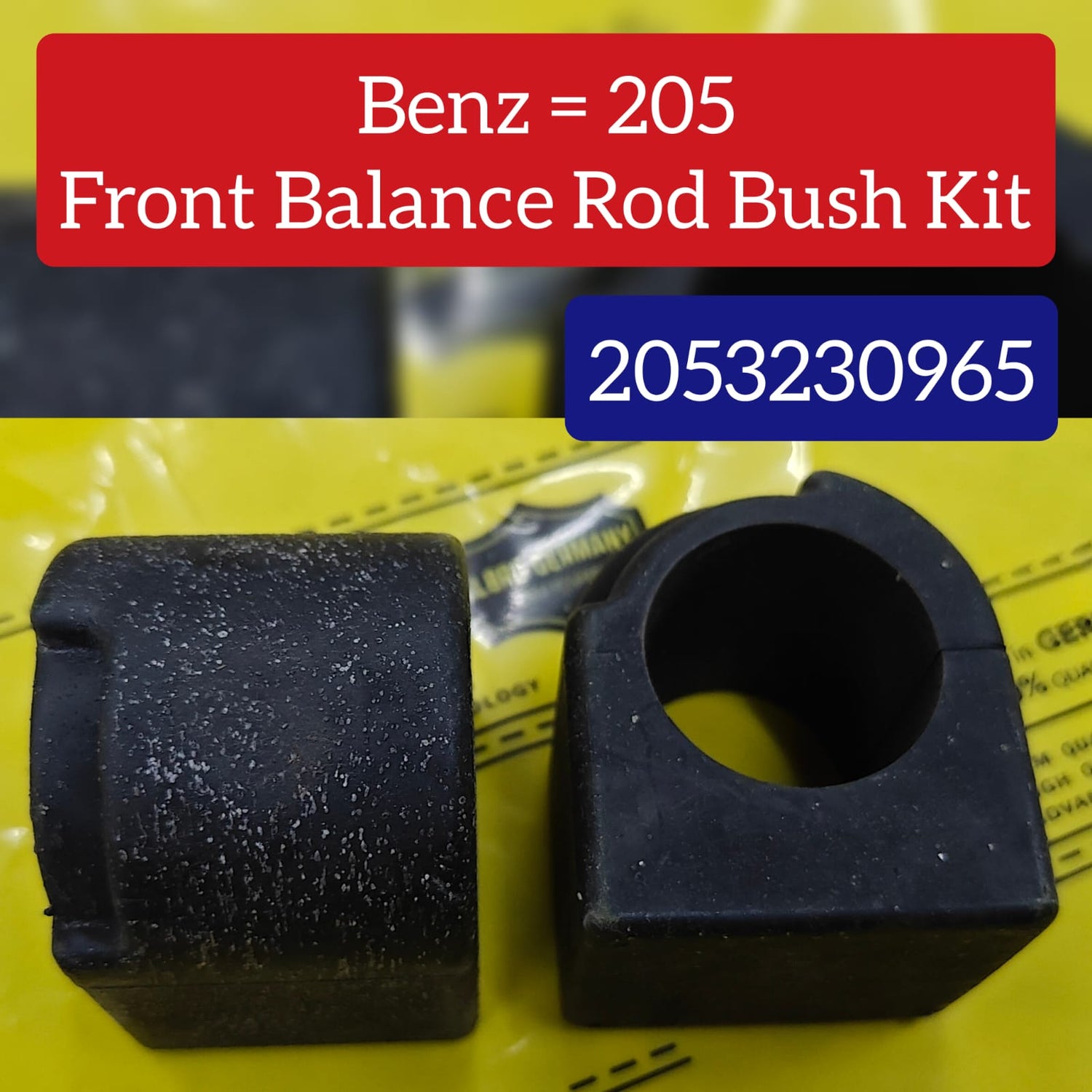Front Stabilizer Sway Bar Bushing Kit 2053230965 Compatible With MERCEDES-BENZ C-CLASS (W205)