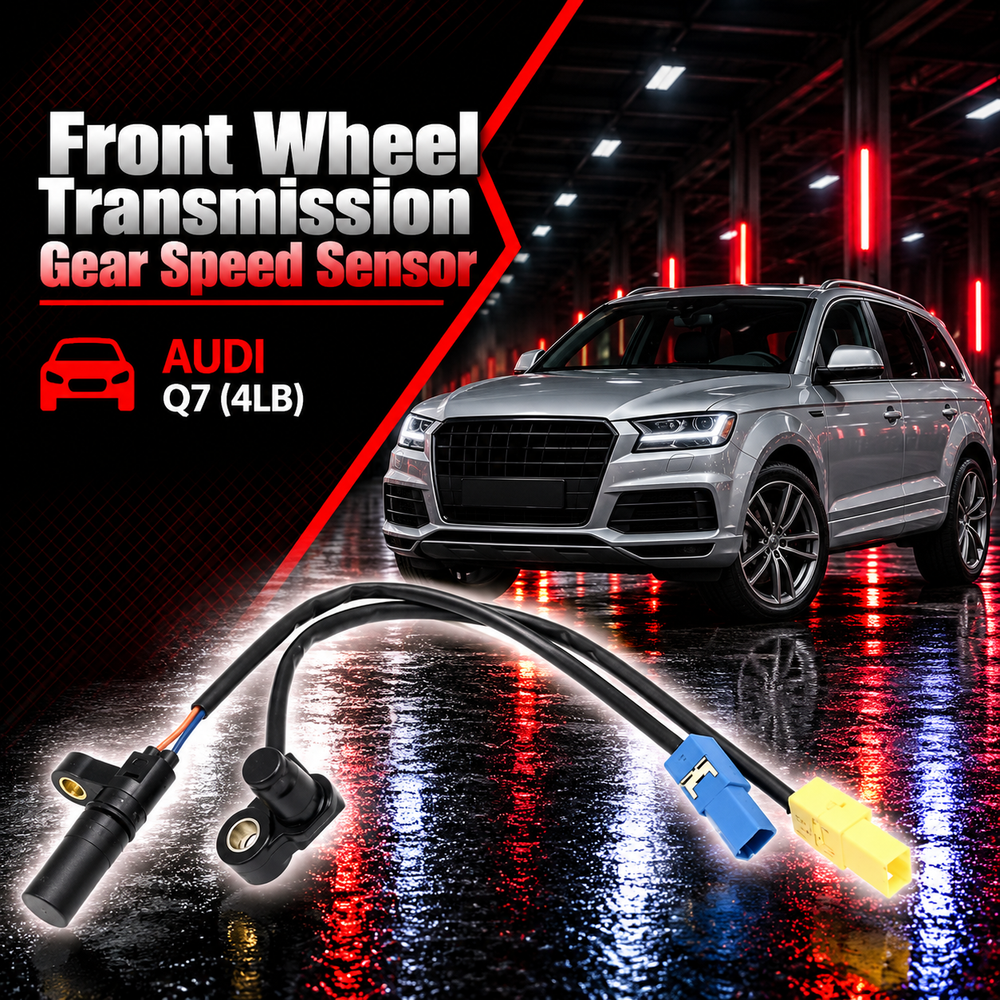 Front Wheel Transmission Gear Speed Sensor 09D927321A/24115A13115/24117604960/24117613253/24117624192/24118612901/24118612901 Compatible With AUDI Q7 (4LB)