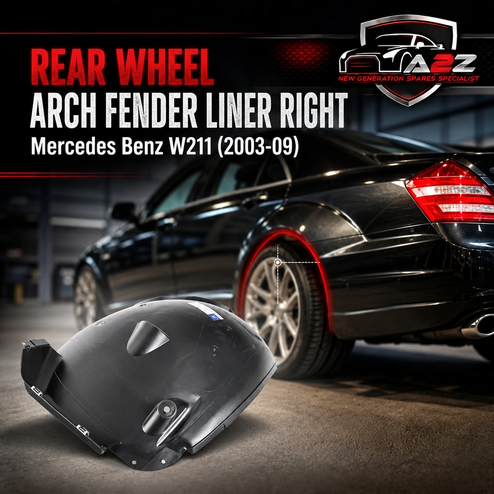 Rear Wheel Arch Fender Liner Right 2116901430 Compatible With Mercedes Benz W211 (2003-09)