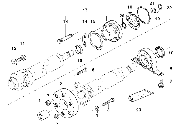 Drive Shaft 26117573276 & 2611 7507328 & 26117512619 Compatible With BMW & 3 SERIES E90 2006-2012