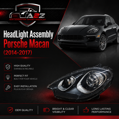 Complete Headlight Assembly Left 95B941032DM & Right 95B941031DM Compatible With Porsche Macan (2014-2017) Tag No.255