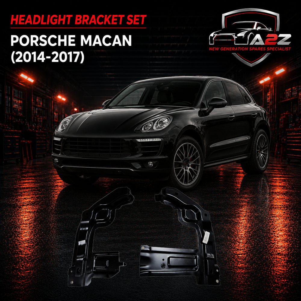 Headlight Bracket Set Right 95B805476 & Left 95B805475 Compatible With Porsche Macan (2014-2017) Tag No.244