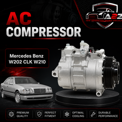 Air Conditioning Compressor 0002300911 Compatible With Mercedes Benz W202 CLK W210