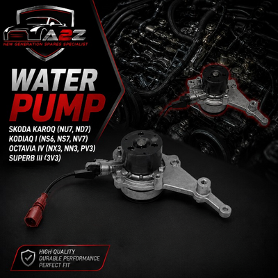 Water Pump WP6140 & 05L121011 & 05L121011C & 05L121011D & 05L121011E Compatible With SKODA KAROQ (NU7, ND7) KODIAQ I (NS6, NS7, NV7) OCTAVIA IV (NX3, NN3, PV3) SUPERB III (3V3) (CONTINENTAL)