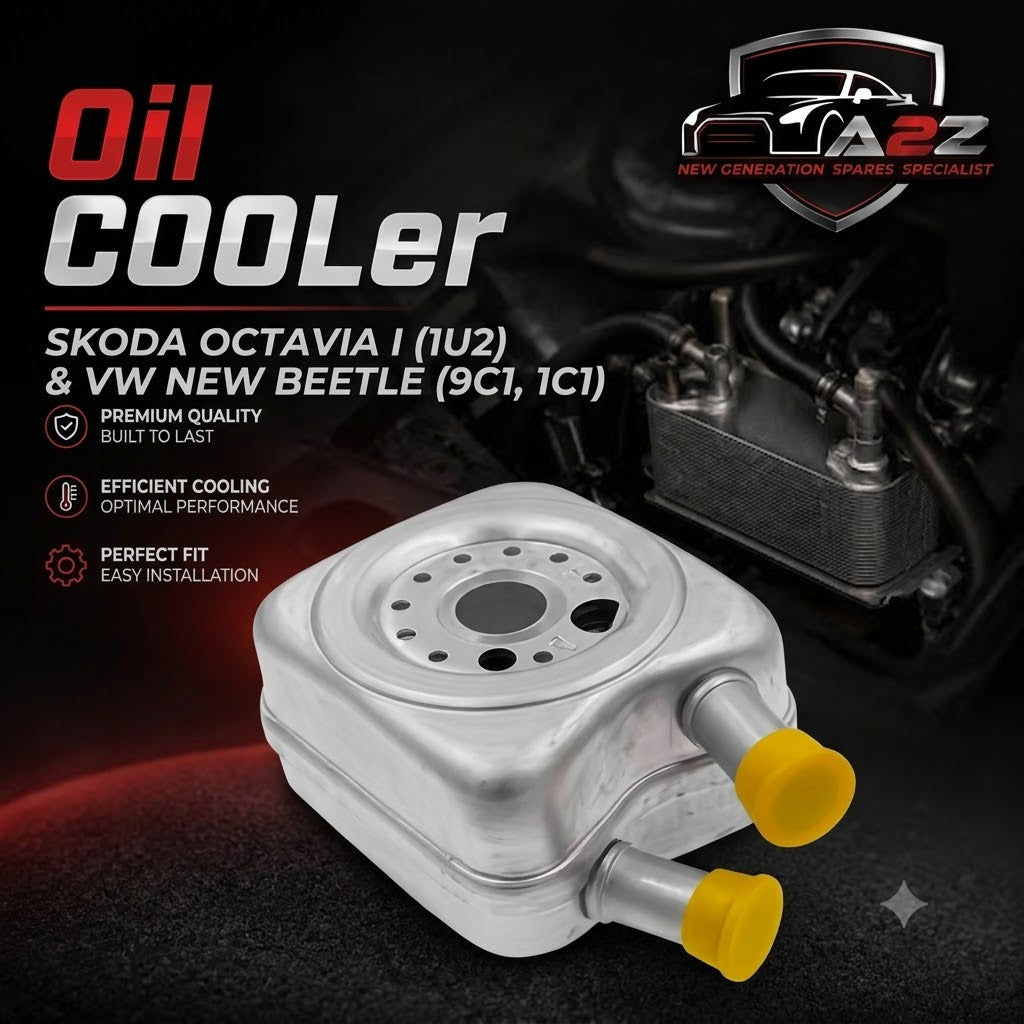 Oil Cooler 078117021A 038117070A 068117021B 078117021A Compatible With SKODA OCTAVIA I (1U2) & VW NEW BEETLE (9C1, 1C1) Tag-O-116