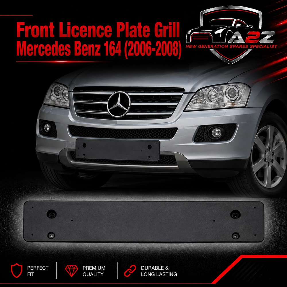 Front Licence Plate Grill 1648850481 A1648850481 Compatible With Mercedes Benz 164 (2006-08) Tag No.337