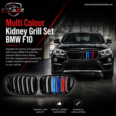 Multi Colour  Kidney Grill Set 51137331771 (R.H/L.H) Same Compatible With BMW 5 Series F10 Tag 12