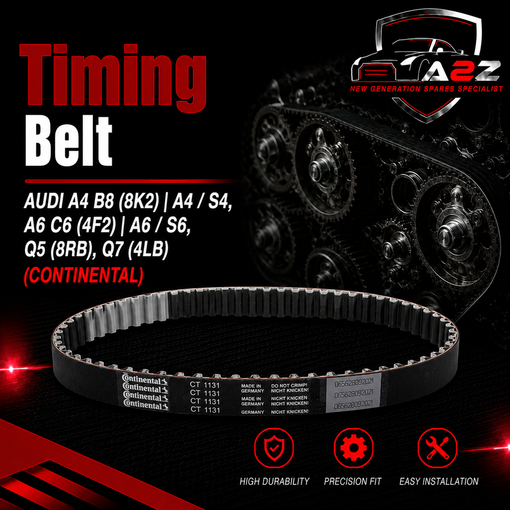 Timing Belt CT1131 059109119F Compatible With AUDI A4 B8 (8K2) | A4 / S4, A6 C6 (4F2) | A6 / S6, Q5 (8RB), Q7 (4LB) (CONTINENTAL)
