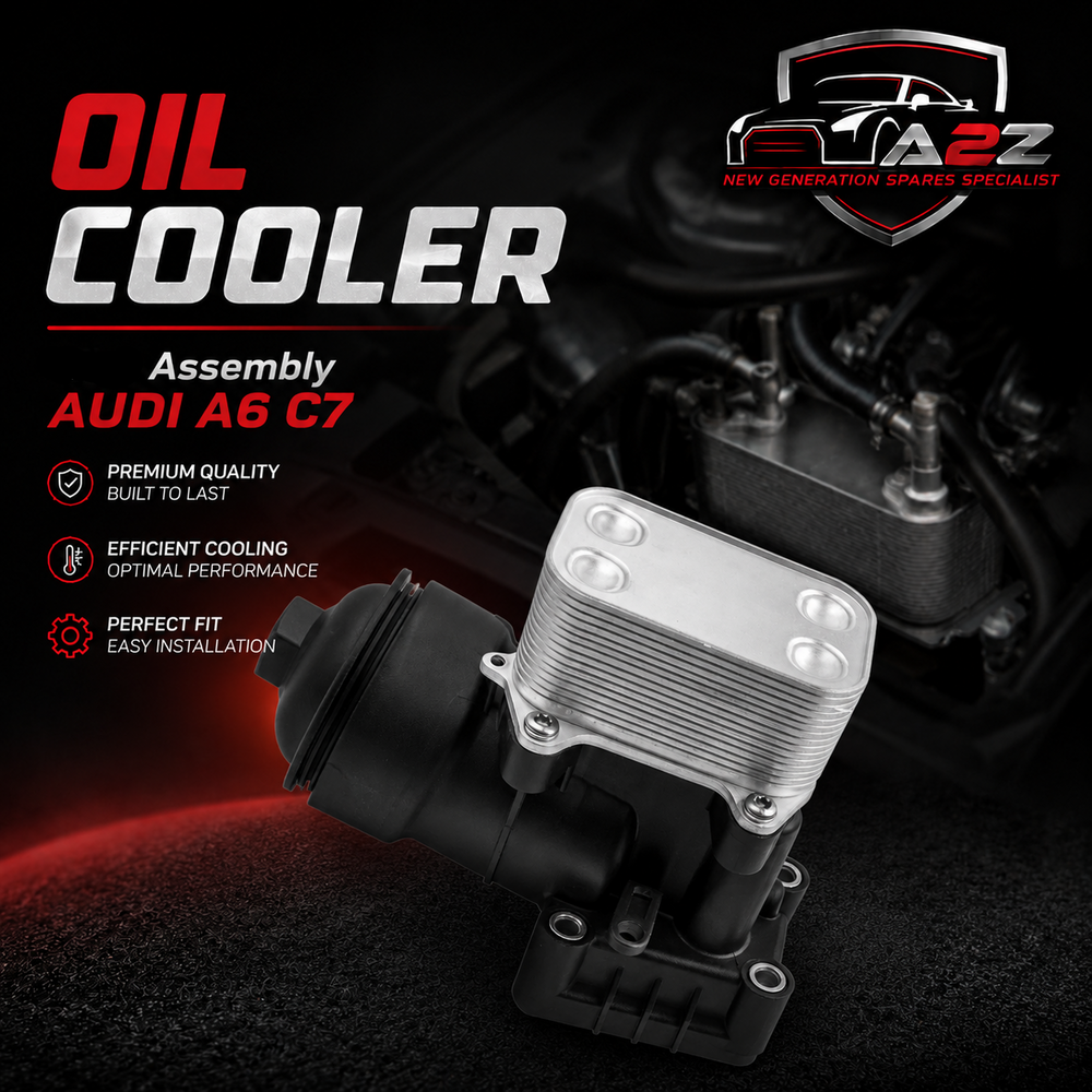 Oil Cooler With Assembly  03L117021D Compatible With AUDI A6 C7  Tag-O-16