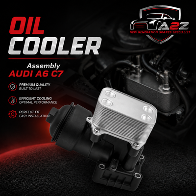 Oil Cooler With Assembly  03L117021D Compatible With AUDI A6 C7  Tag-O-16
