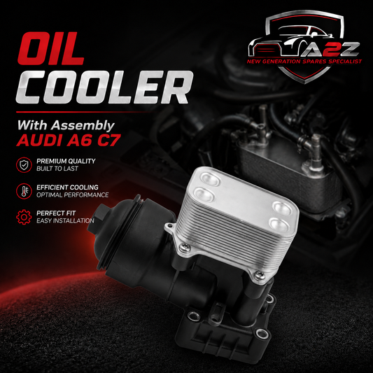Oil Cooler With Assembly  03L117021D Compatible With AUDI A6 C7  Tag-O-16