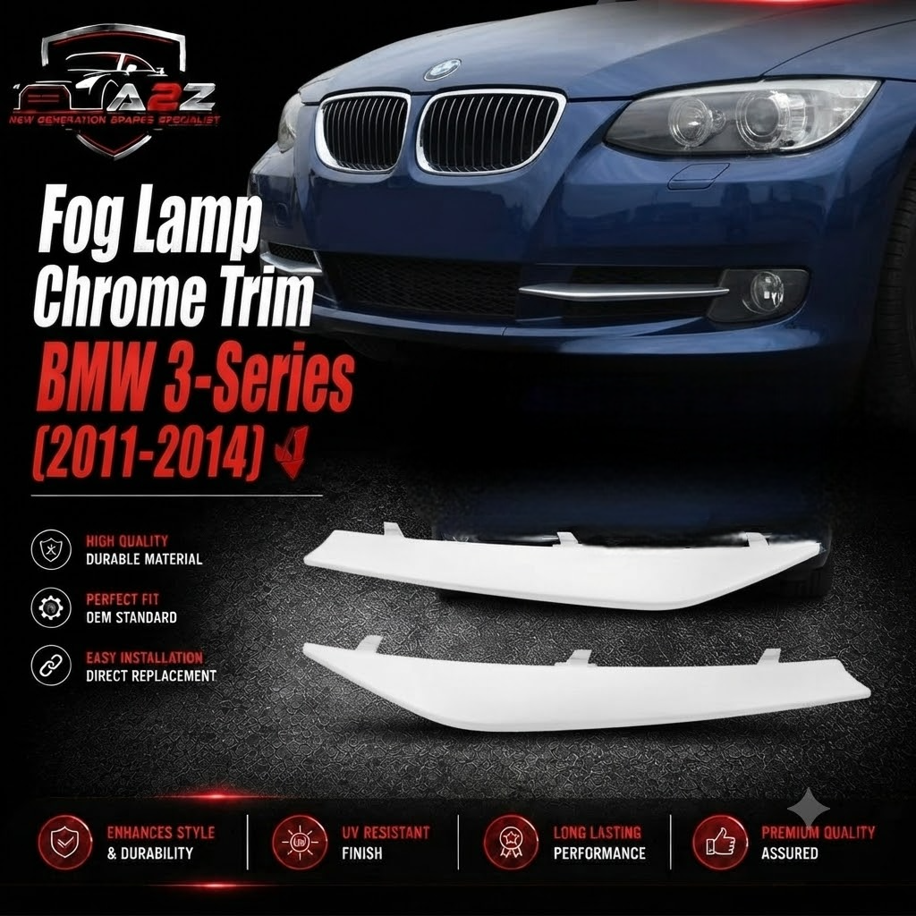Fog Lamp Chrome Right 51117229182 & Left 51117229181 Compatible With BMW 3-Series E93 2011-14 Tag No.463