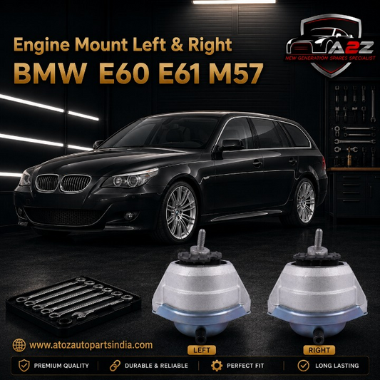 Engine Mount Left 22116761091 & Right 22116761092 Compatible With BMW E60 E61 M57