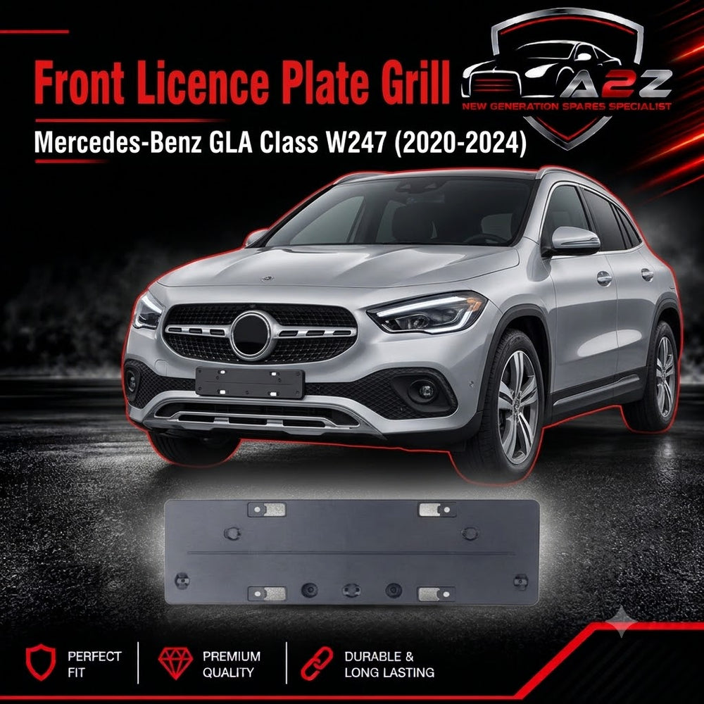 Front Licence Plate Grill 2478804901 Compatible With Mercedes-Benz GLA Class W247 (2020-2024) Tag No.126