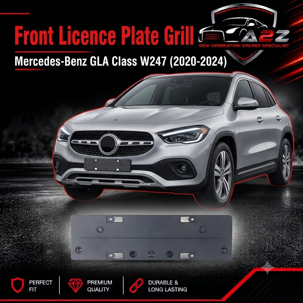 Front Licence Plate Grill 2478804901 Compatible With Mercedes-Benz GLA Class W247 (2020-2024) Tag No.126