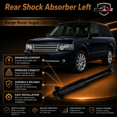 Rear Shock Absorber Left RPD500660 RPD000060 RPD500260 RPD500270 RPD500660 RPD500760 RPD500870 Compatible With Range Rover Vogue (2010-12)