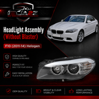 Headlight Headlamp Left Headlight Headlamp Left 63117203241 & Right 63117203242 (Without Blaster) Compatible With BMW  5 Series F10 (2011-14) Helogen Tag No.58