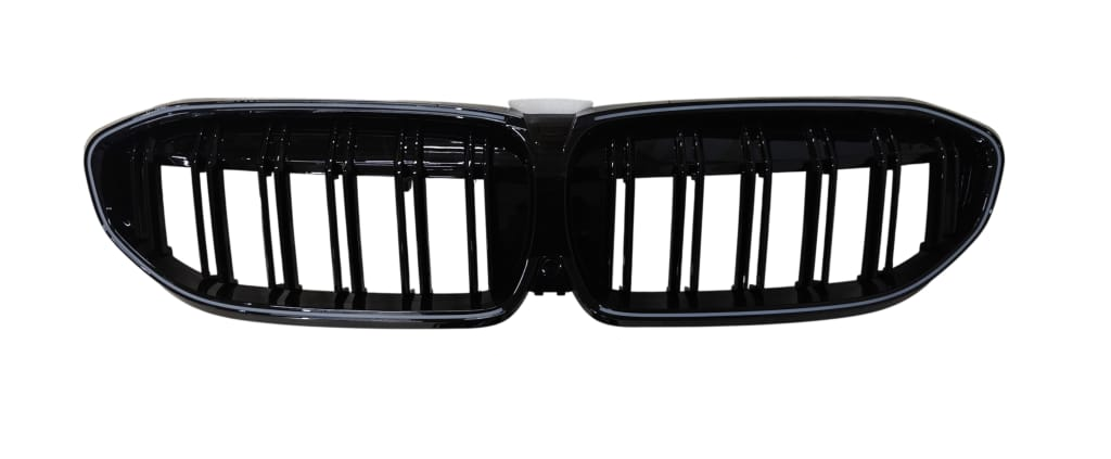 Double Line Show Grill With LED Light  Compatible With BMW = G20 (2019-22) No.12