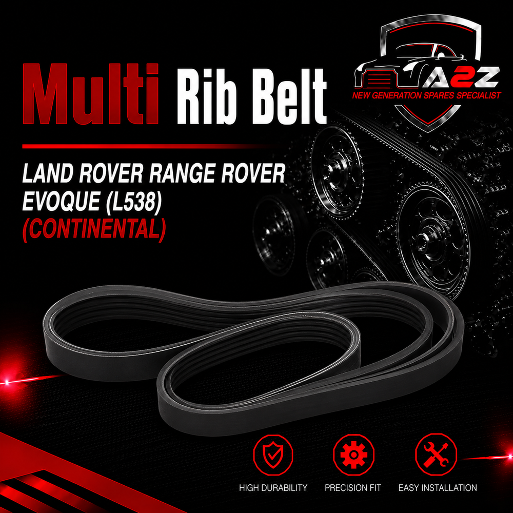 Multi Rib Belt 6PK1205 LR028881 Compatible With LAND ROVER RANGE ROVER EVOQUE (L538) (CONTINENTAL)