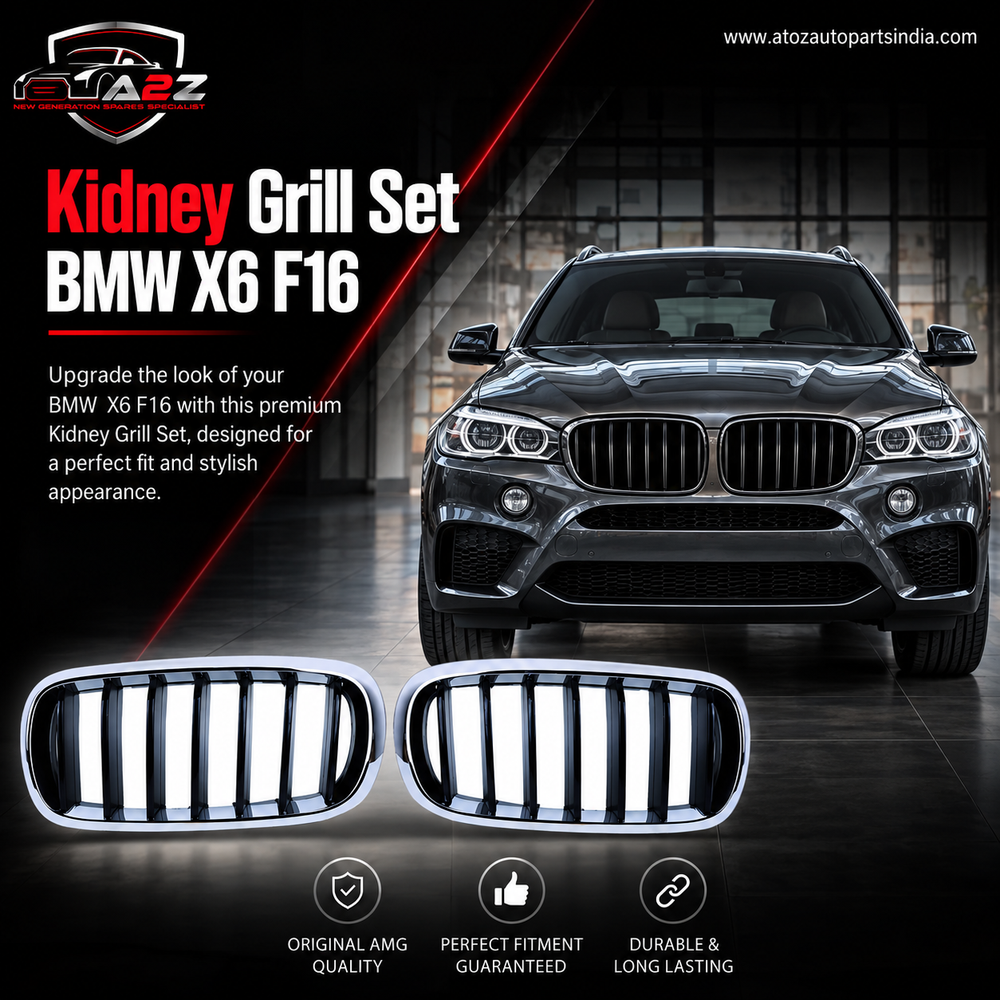 Kidney Grill Set 51137373689 L.H,&  51137373690 R.H Compatible With BMW X6 F16  Tag 71