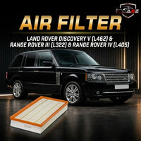 air filter LR011593 & E1258L & LX4397 Compatible With LAND ROVER DISCOVERY V (L462) & RANGE ROVER III (L322) & RANGE ROVER IV (L405)Tag 41