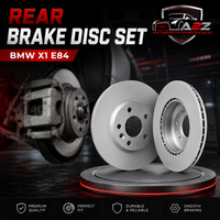Rear Brake Disc Set 34216764653 34216855008 34216864901 Compatible With BMW X1 E84