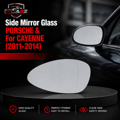 Side Mirror Glass Left 95873152120 & Right 95873152220 Compatible With  PORSCHE & For CAYENNE (2011-2014)