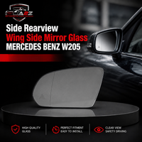 Side Rearview Wing Side Mirror Glass Left A0998100316 & Right A0998100416  W Compatible With MERCEDES BENZ  C-CLASS W205v & S-CLASS W222 & E-CLASS213 & GLC X253