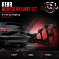 Rear Bumper Bracket Set Right 9Y0807378 & Left 9Y0807377 Compatible With Porsche Cayenne (2018-2020) Tag No.220