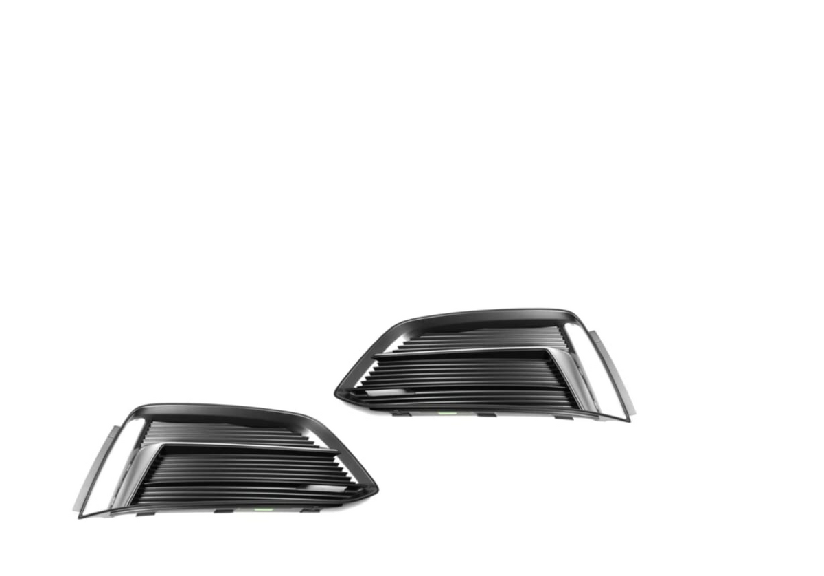 Fog Lamp Cover Left 8W6807681MRU6 & Right 8W6807682MRU6 Compatible With Audi A5 8W (2016-2019) Tag No.53