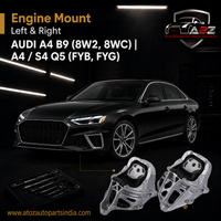 Engine Mount Left 4M0199371FC 8WD199371H Right 4M0199372FC 8WD199372H Compatible With Audi A4 B9 (8W2, 8WC) | A4 / S4 Q5 (FYB, FYG)