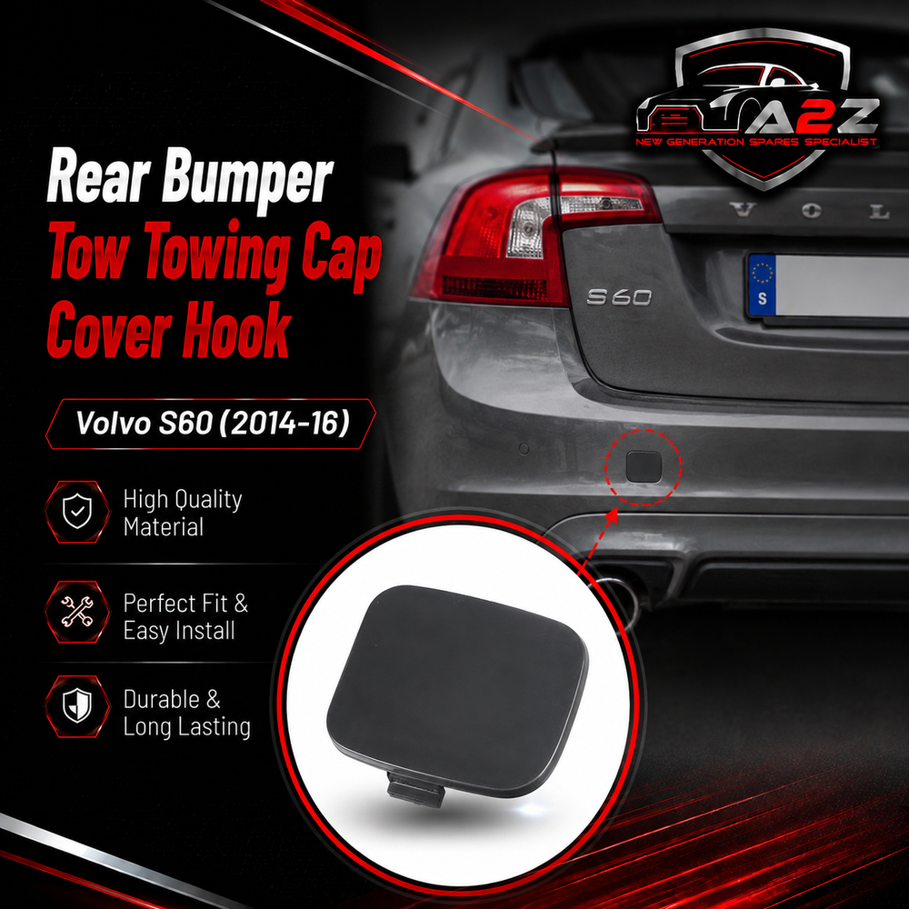 Rear Towing Cap 39802591 & 30795029 Compatible With Volvo S60 (2014-16) Tag 645