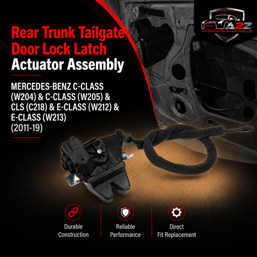 Rear Trunk Tailgate Door Lock Latch Actuator Assembly 2047500485 Compatible With MERCEDES-BENZ C-CLASS (W204) & C-CLASS (W205) & CLS (C218) & E-CLASS (W212) & E-CLASS (W213) (2011-19)