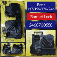 Hood Safety Catch With Alarm Switch 2468700558 A2468700558 Compatible With MERCEDES-BENZ A-CLASS (W176) B-CLASS Sports Tourer (W246, W242) (2014-21)