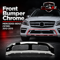 Front Bumper Chrome 1668858025 Compatible With MERCEDES-BENZ M-CLASS (W166) 2012-2015 Tag No.125