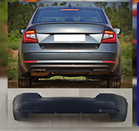Complete Rear Bumper 5E5807421G/H Compatible With Skoda Octavia (2017-2020) Tag No.706