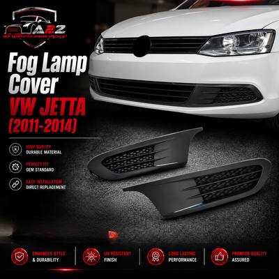 Fog Lamp Cover Left 5C6853665 & Right 5C6853666 5C68536659B9 Compatible With VW JETTA (2011-2014) No.141