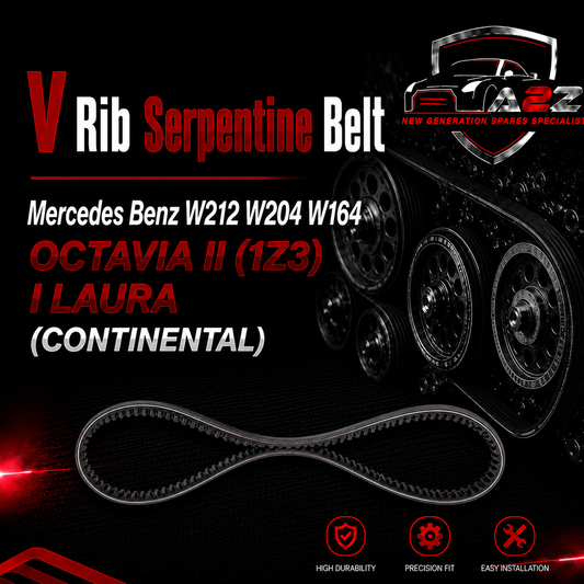 V-ribbed Serpentine Belt 0039937296 Compatible With Mercedes Benz W212 W204 W164