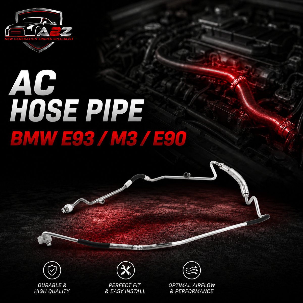 A/C Hose Pipe 64539151740 Compatible With BMW E93 / M3 / E90
